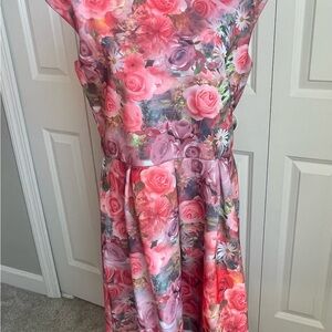 Metaphor Floral Pink Dress